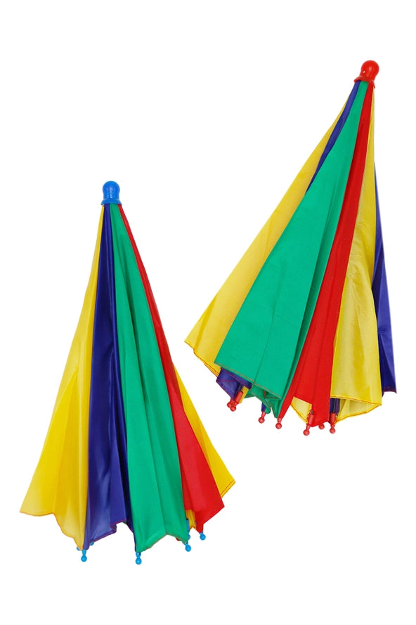 Rainbow Novelty Umbrella Hat