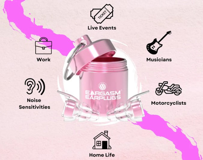 Eargasm High Fidelity Earplugs (Pink)