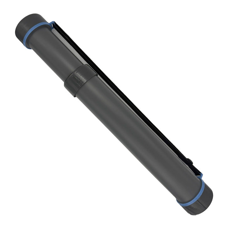 Extendable Poster Tube (Gray with Blue Trim)