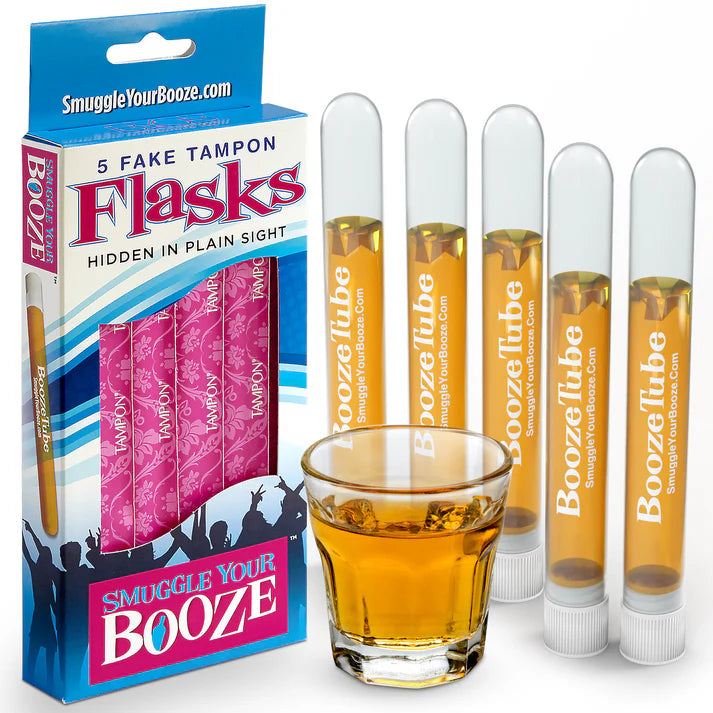 Smuggle Your Booze: Fake Tampon Flasks