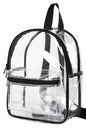 Color Outlined Clear Mini Backpack