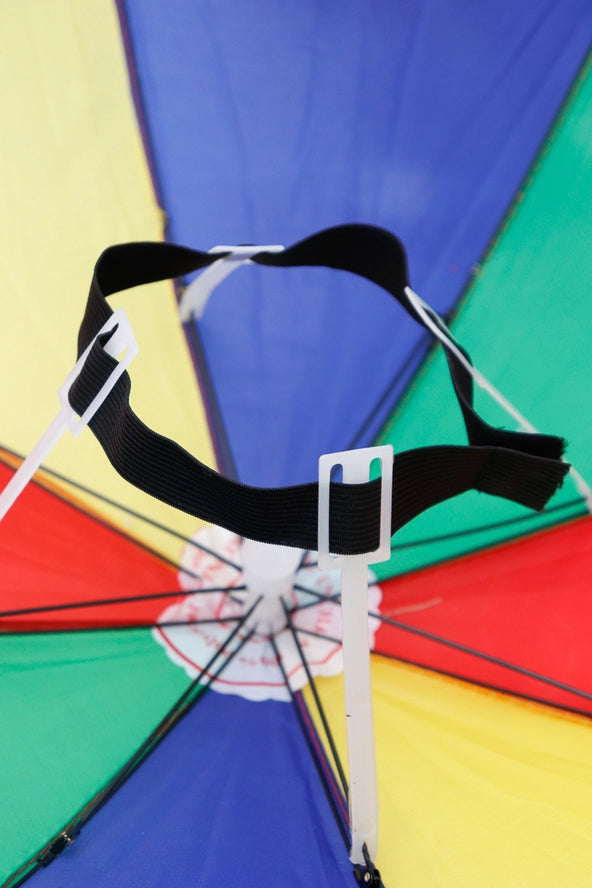 Rainbow Novelty Umbrella Hat