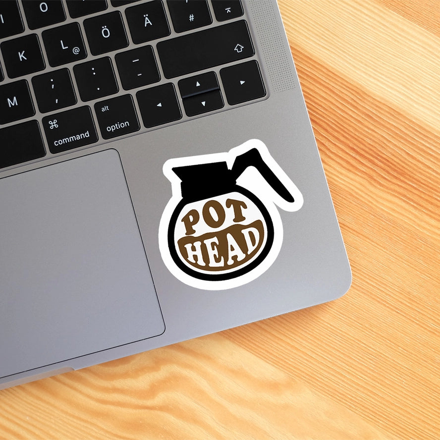 Vinyl Decal: Pot Head (5")