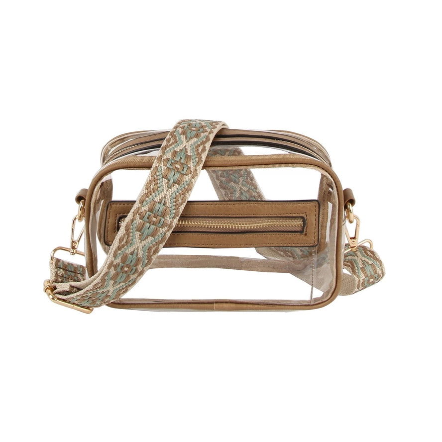 Guitar Strap Clear Bag - Mocha