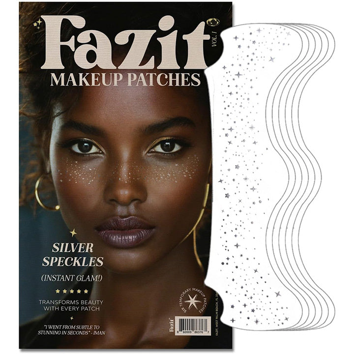 Fazit Silver Glitter Freckles Patches