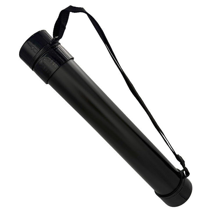 Extendable Poster Tube (Black with Black Trim)