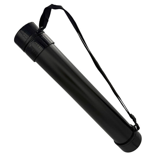 Extendable Poster Tube (Black with Black Trim)