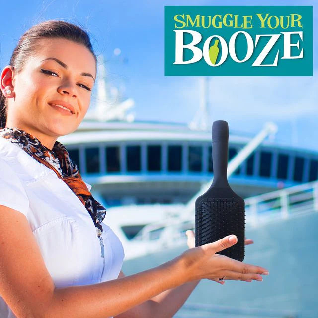 Smuggle Your Booze: Hair Brush Flask