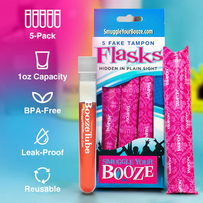 Smuggle Your Booze: Fake Tampon Flasks