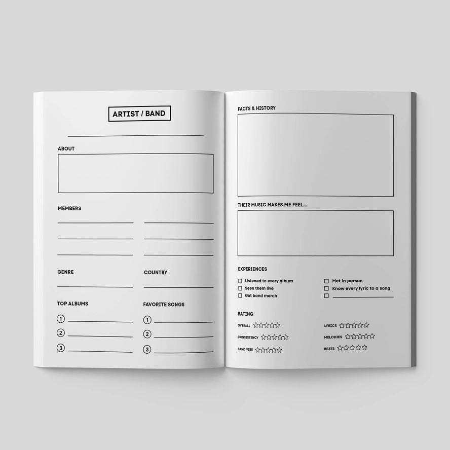Journal: My Favorite Bands