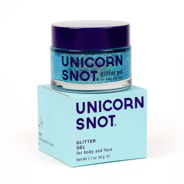 Unicorn Snot Body Glitter Gel - Sky Blue