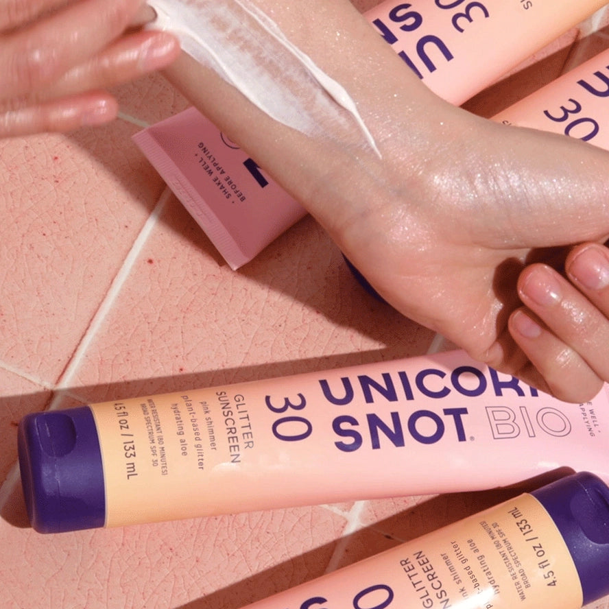 Unicorn Snot Glitter Sunscreen (SPF 30)